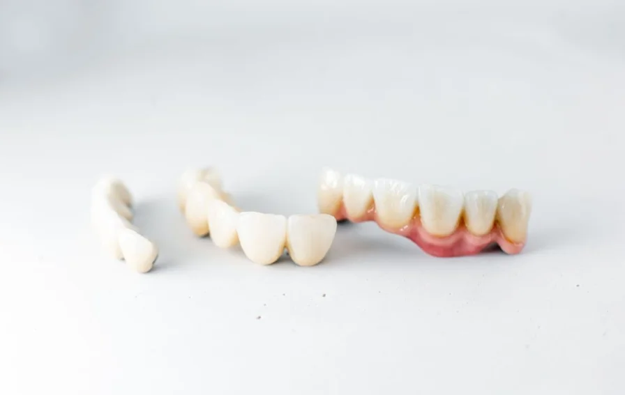 Ceramic dental bridge at mend dental in Irvine, CA