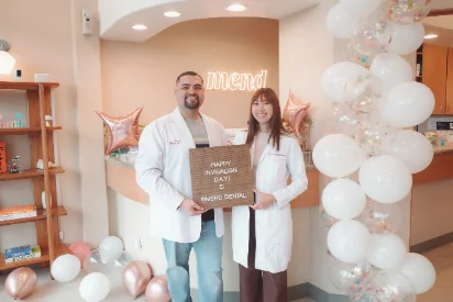 Dr. Monique Sison, cosmetic dentist in Irvine, shade-matching porcelain veneers