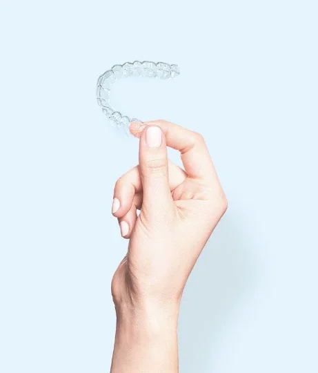 Custom Invisalign aligners ready for pickup