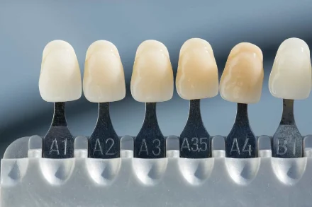 Shade-matching a ceramic onlay to natural teeth